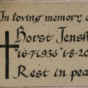 JENSHEN Horst 1936-2008
