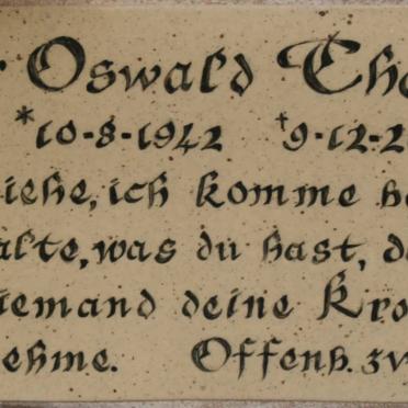 THOM Oswald 1942-2007
