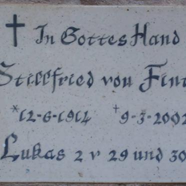 FINTEL Stillfried, von 1914-2002
