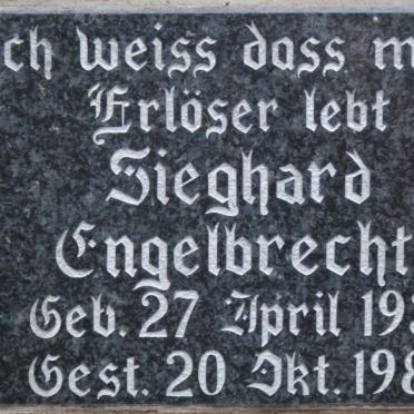 ENGELBRECHT Sieghard 1931-1988