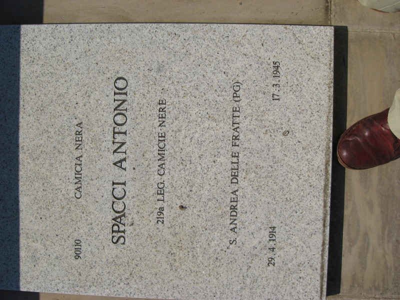 SPACCI Antonio 1914-1945