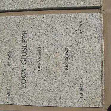 FOCA Giuseppe 1907-1942