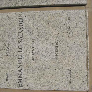 EMMANUELLO Salvatore 1912-1941