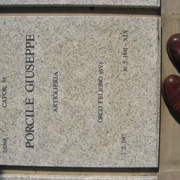 PORCILE Giuseppe 1917-1941