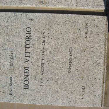 BONDI Vittorio 1915-1944