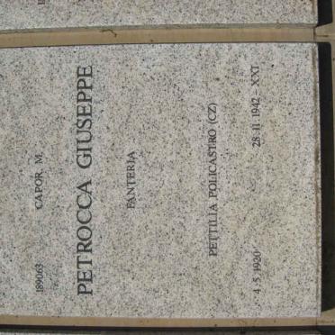 PETROCCA Giuseppe1920-1942