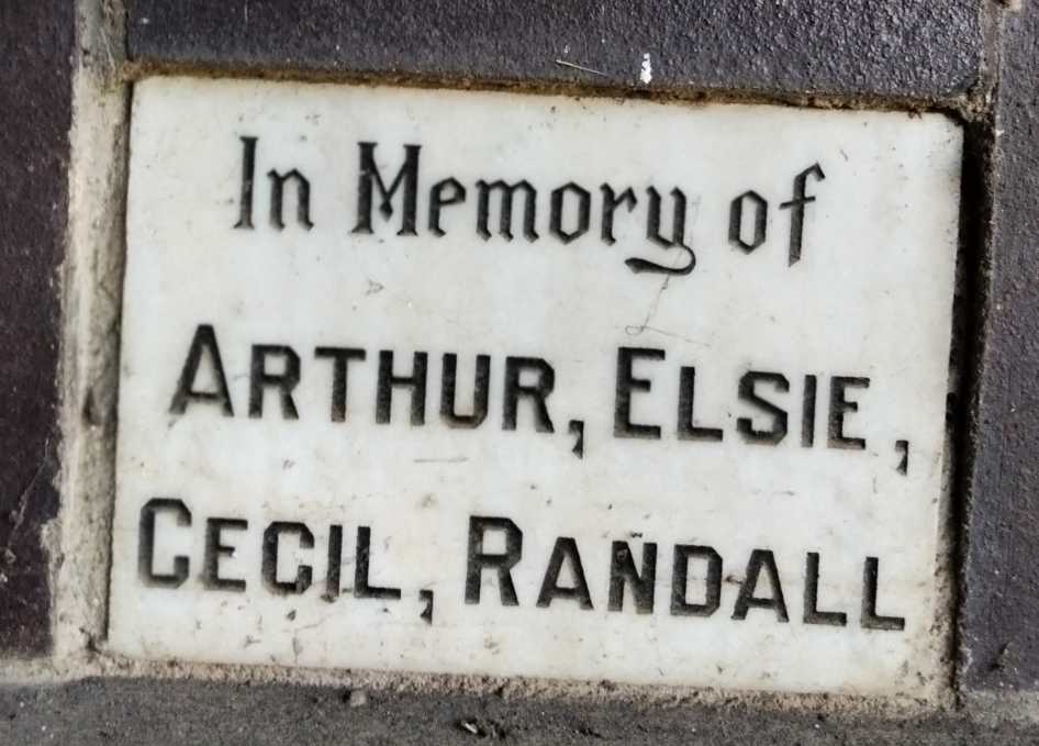 ? Arthur ::? Elsie ::? Cecil ::? Randall