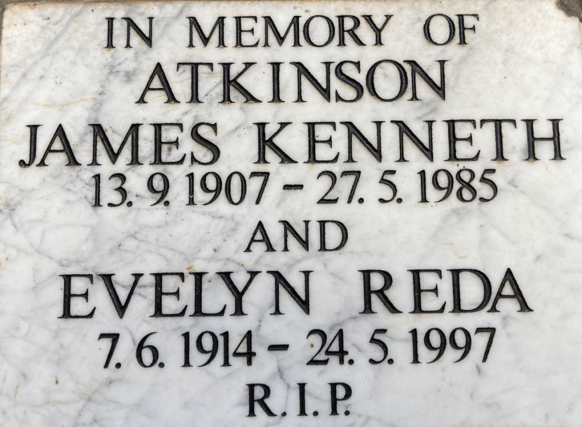 ATKINSON James Kenneth 1907-1985 & Evelyn Reda 1914-1997