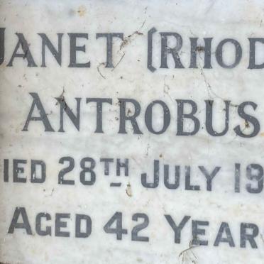 ANTROBUS Janet -1953