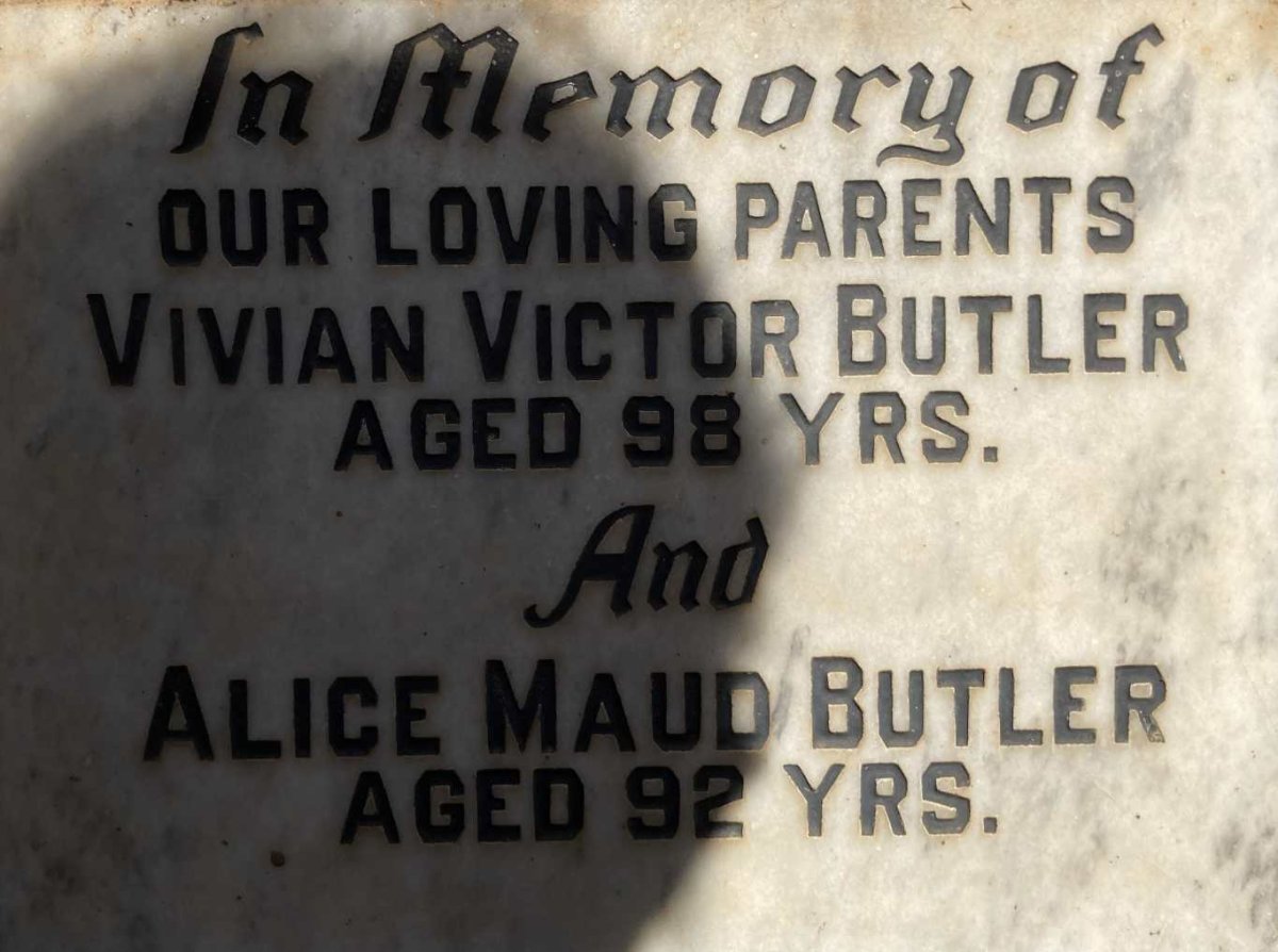 BUTLER Vivian Victor & Alice Maud