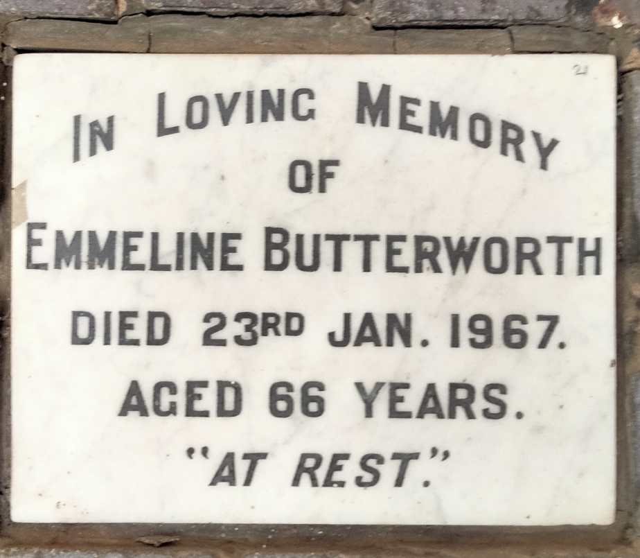 BUTTERWORTH Emmeline -1967