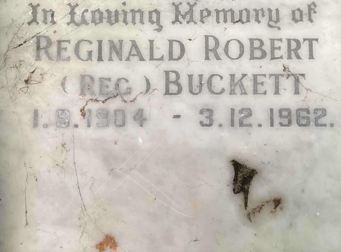 BUCKETT Reginald Robert 1904-1962