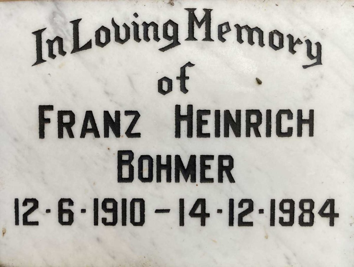 BOHMER Franz Heinrich 1910-1984