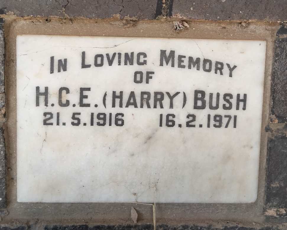 BUSH H.C.E 1916-1971