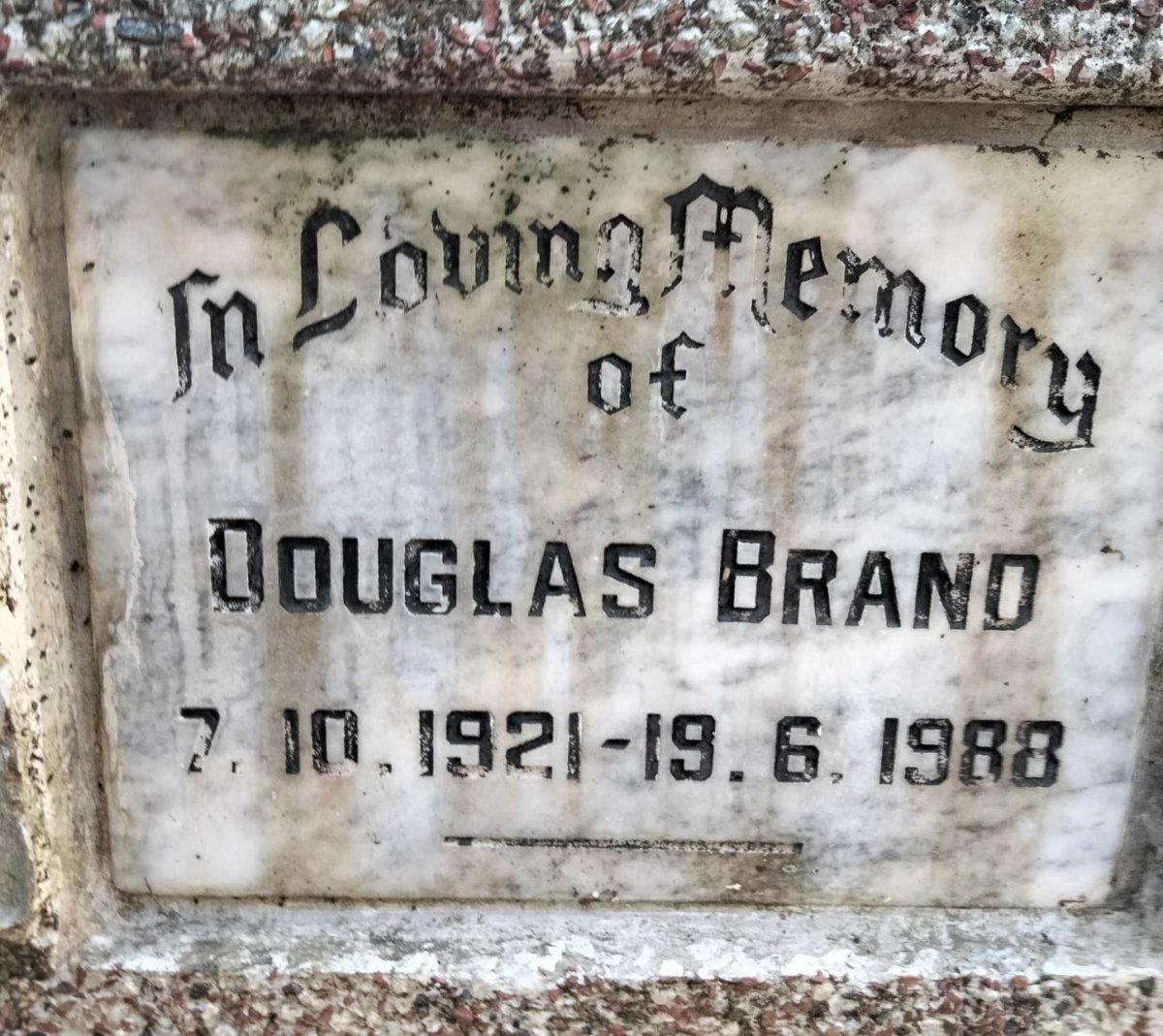 BRAND Douglas 1921-1988