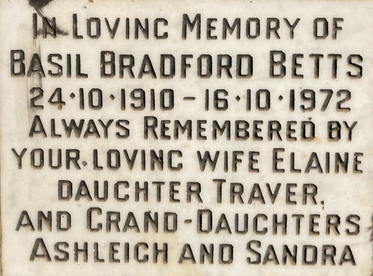 BETTS Basil Bradford 1910-1972