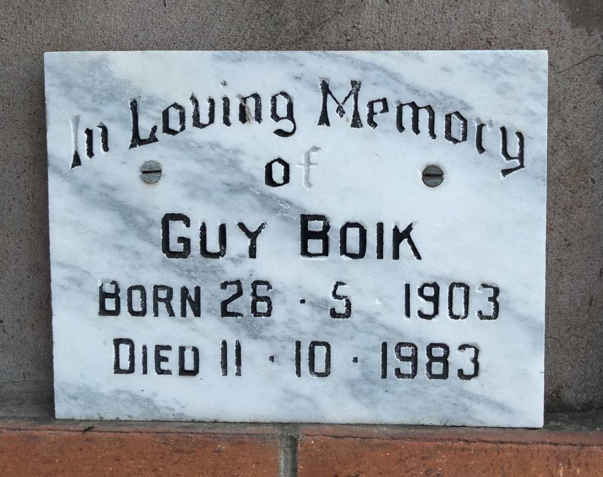 BOIK Guy 1903-1983