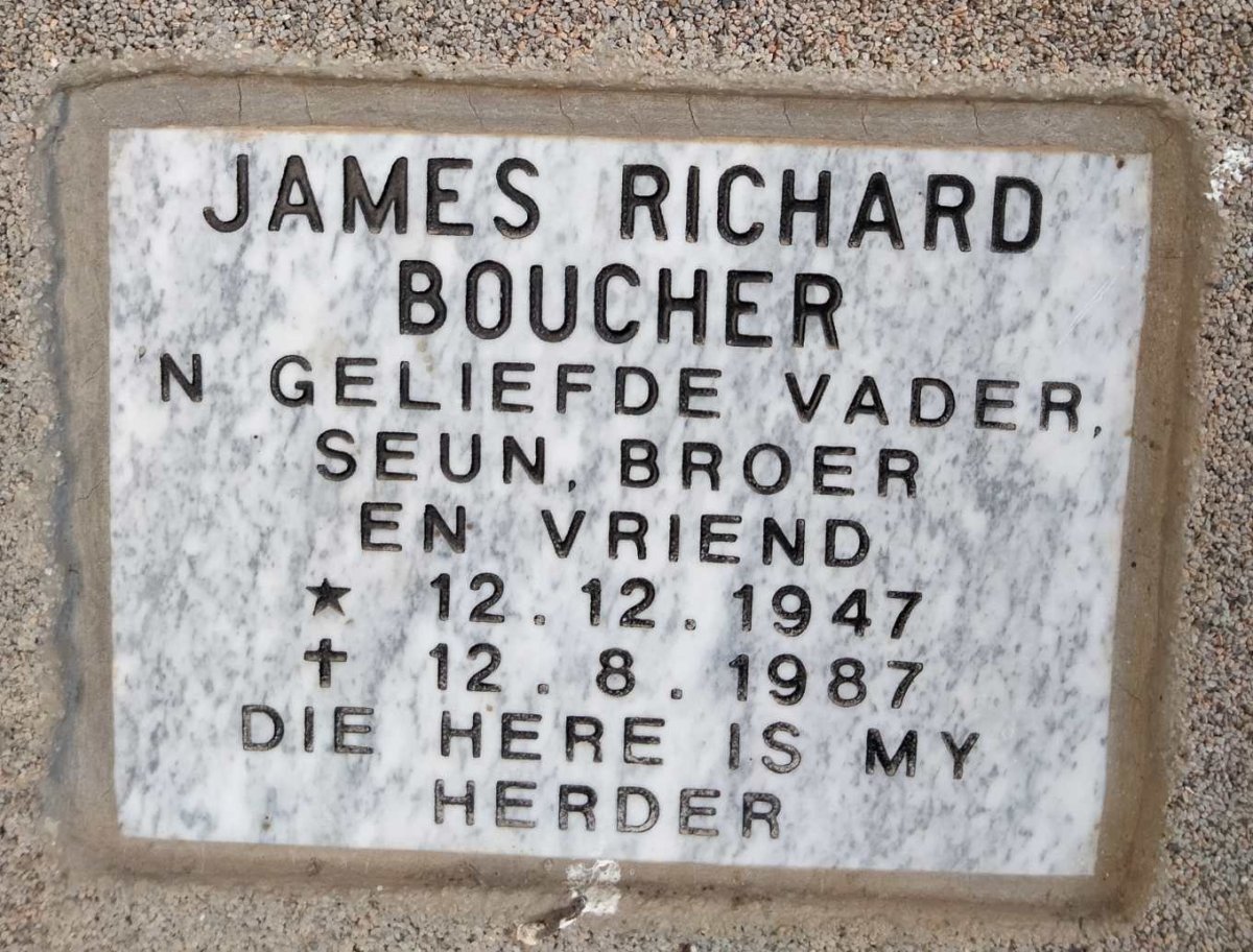 BOUCHER James Richard 1947-1987