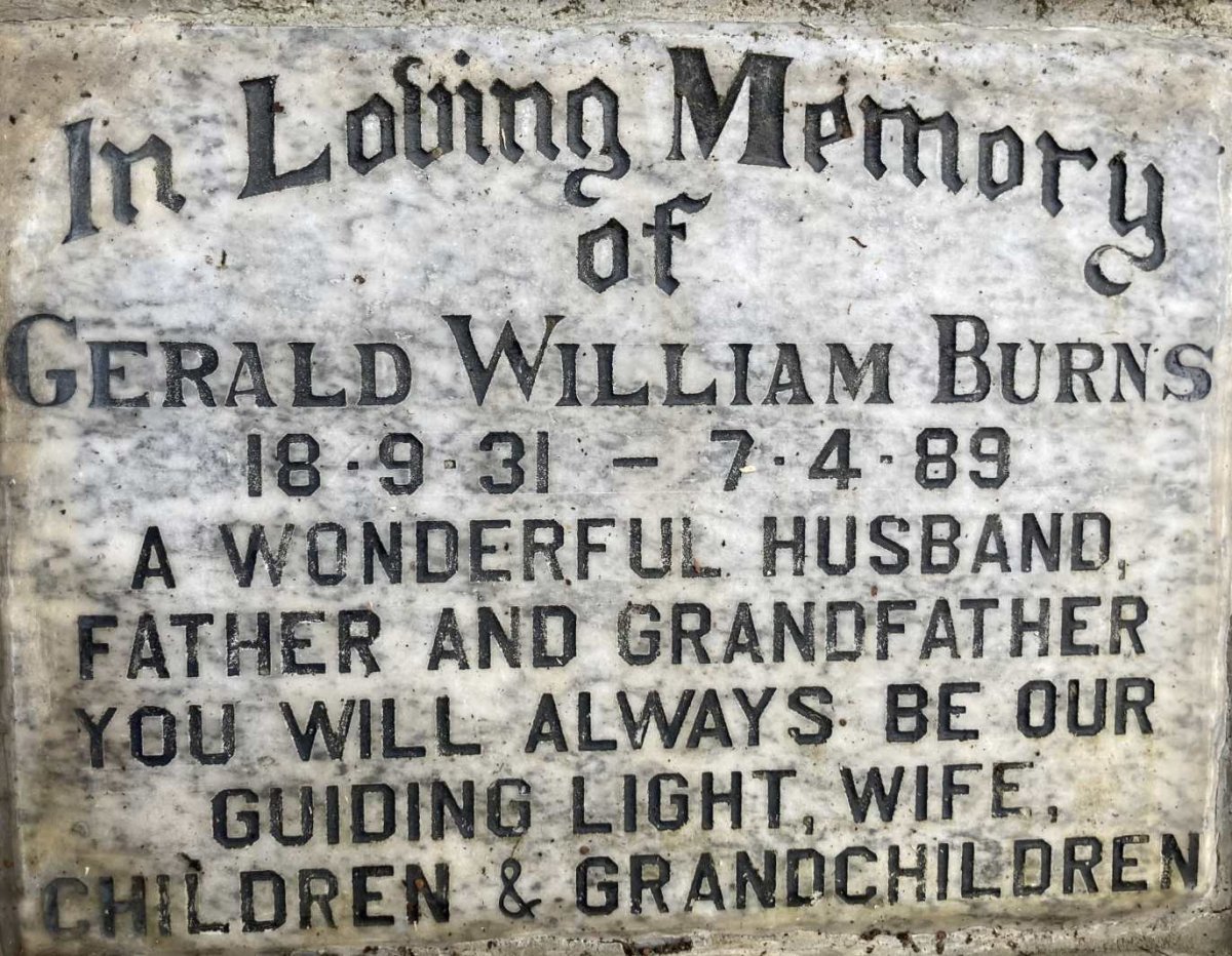 BURNS Gerald William 1931-1989