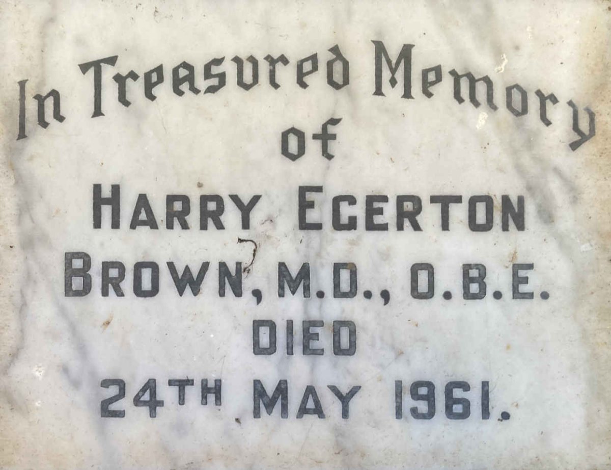BROWN Harry Egerton -1961