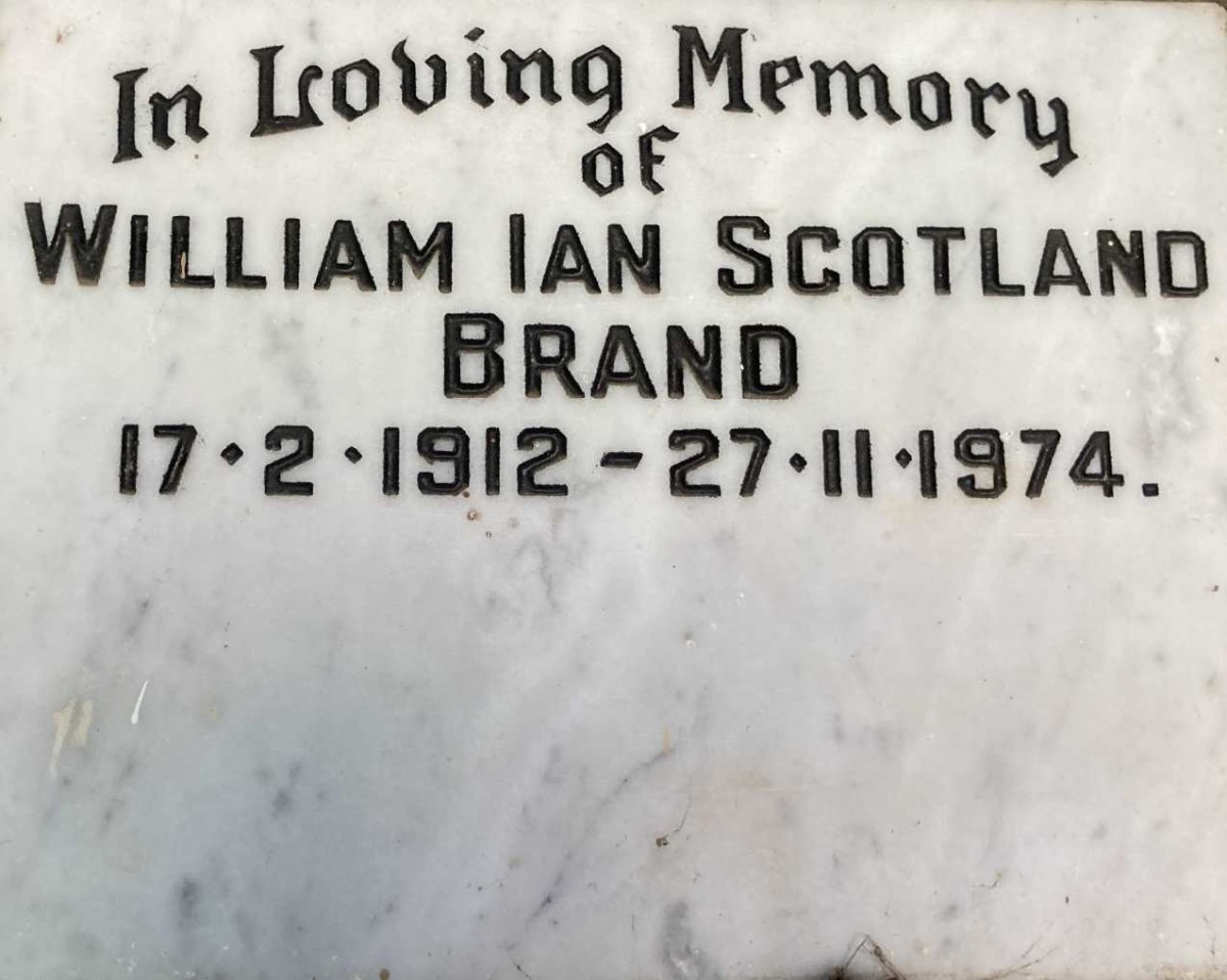 BRAND William Ian Scotland 1912-1974