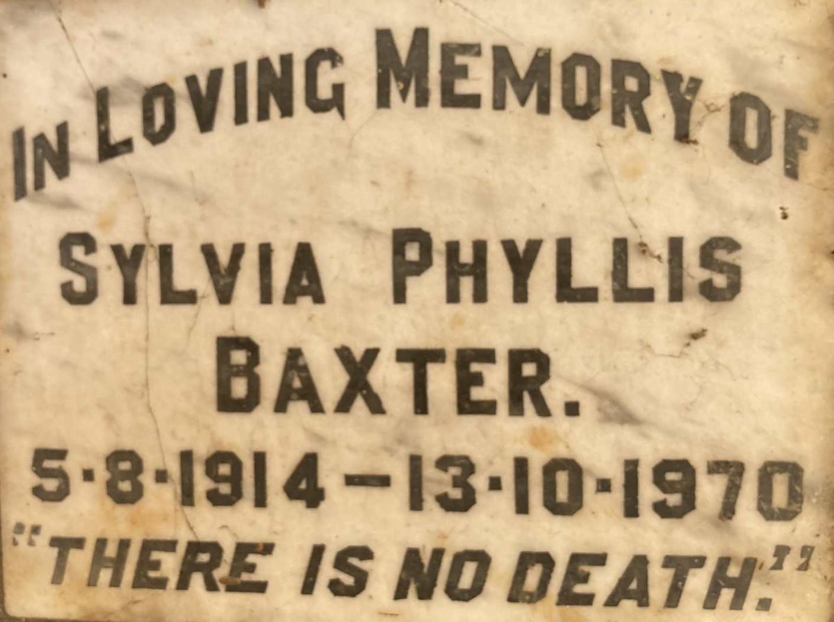 BAXTER Sylvia Phyllis 1914-1970