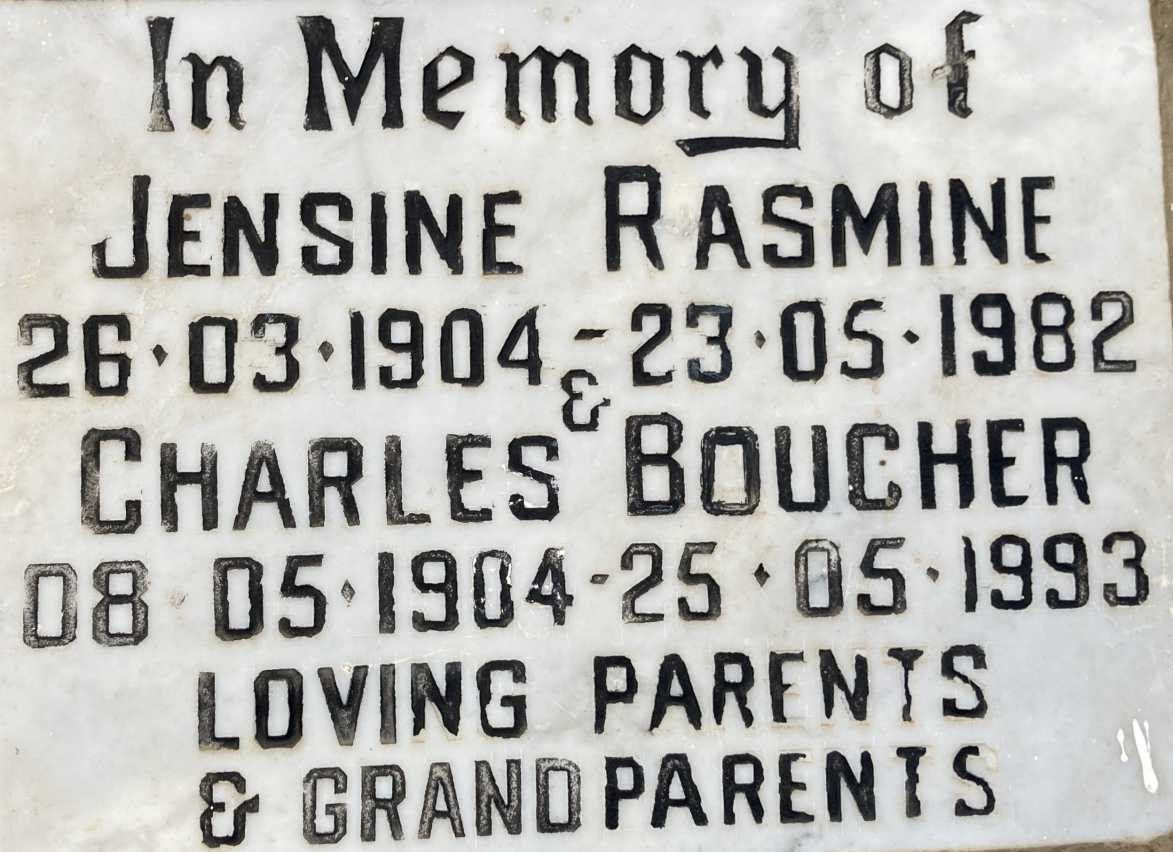 BOUCHER Charles 1904-1993 & Jensine Rasmine 1904-1982