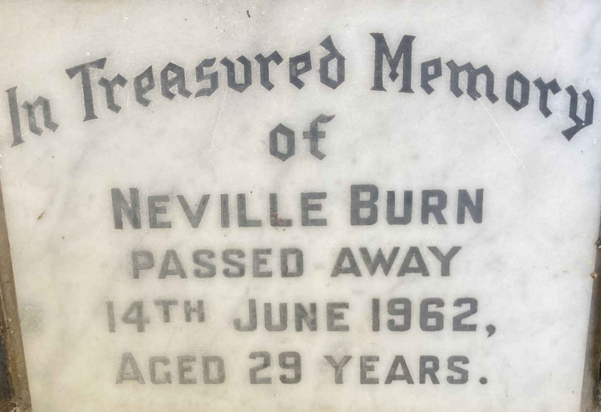 BURN Neville -1962