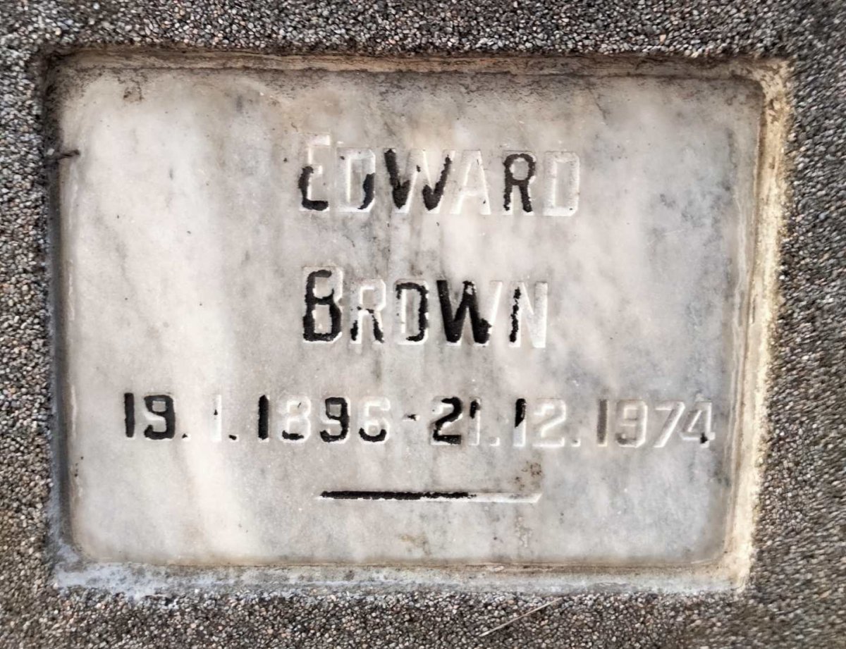 BROWN Edward 1896-1974