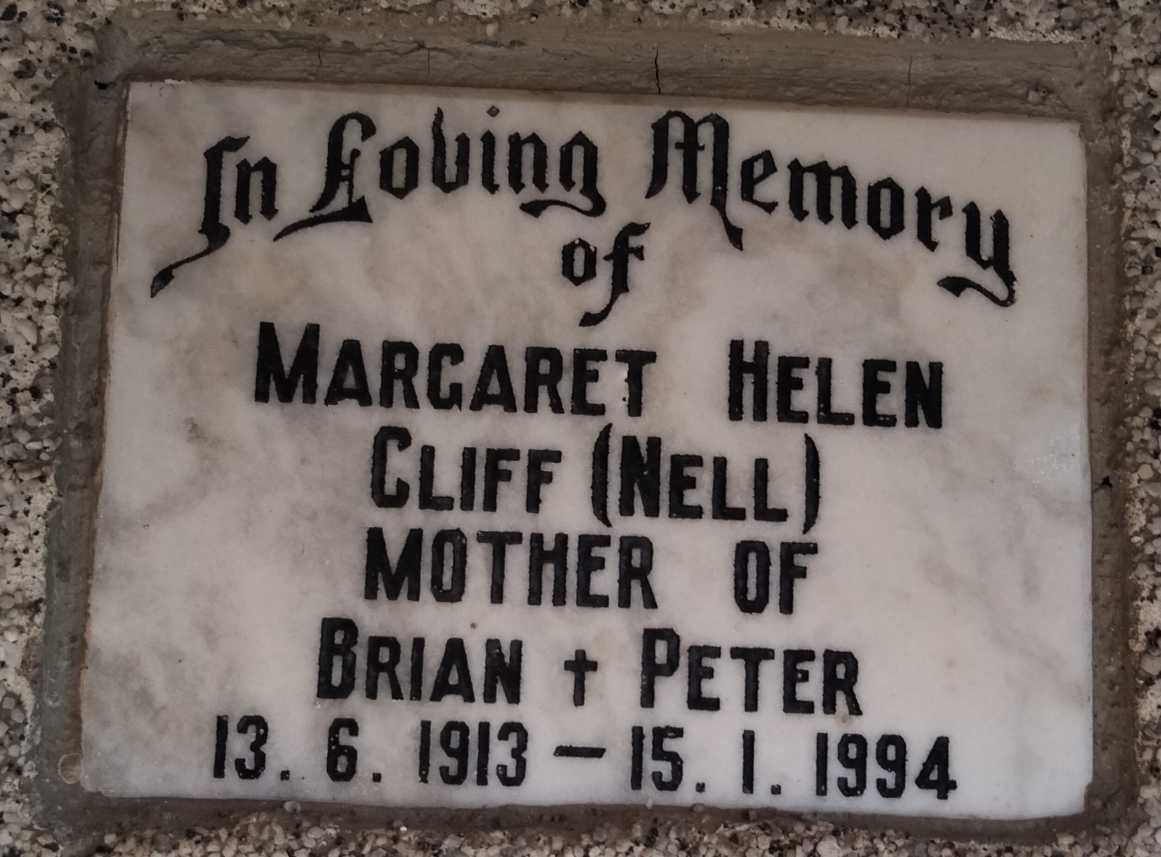 CLIFF Margaret Helen 1913-1994