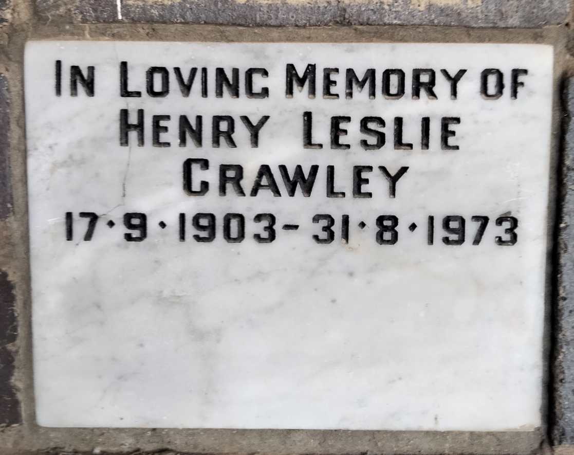 CRAWLEY Henry Leslie 1903-1973