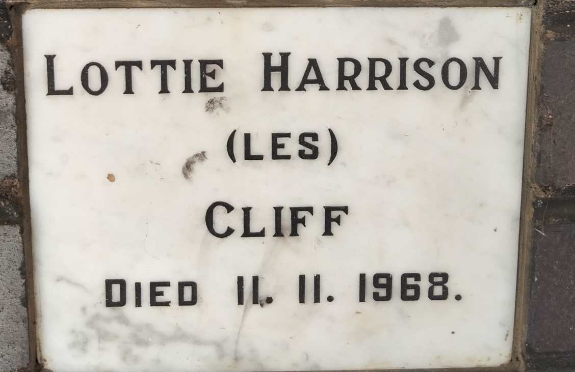 CLIFF Lottie Harrison -1968
