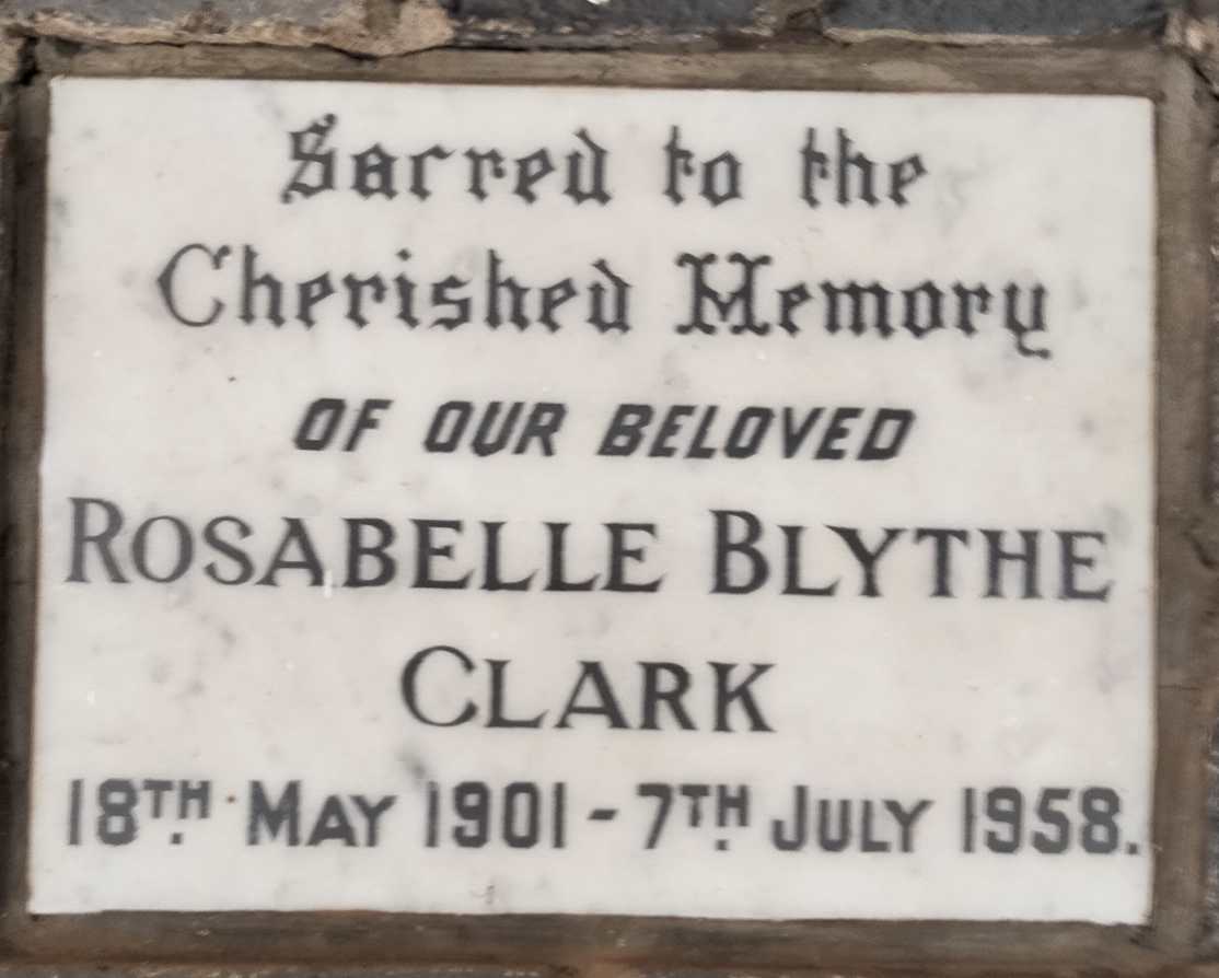 CLARK Rosabelle Blythe 1901-1958