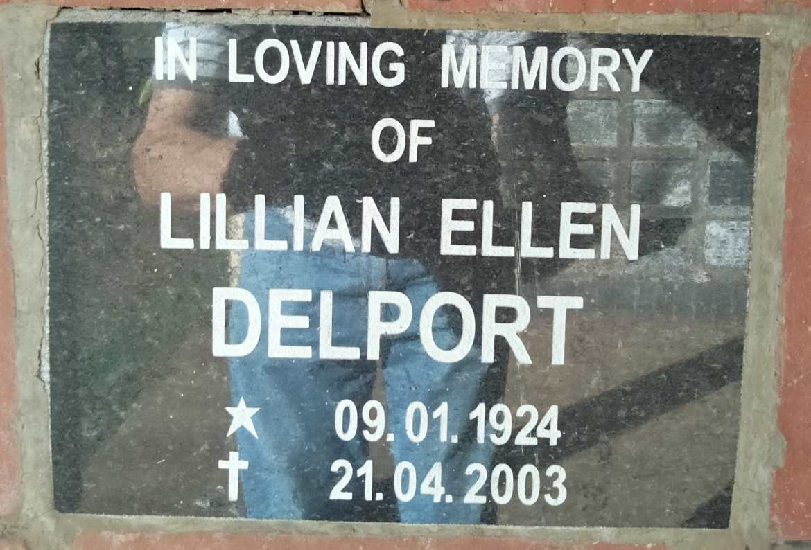 DELPORT Lillian Ellen 1924-2003