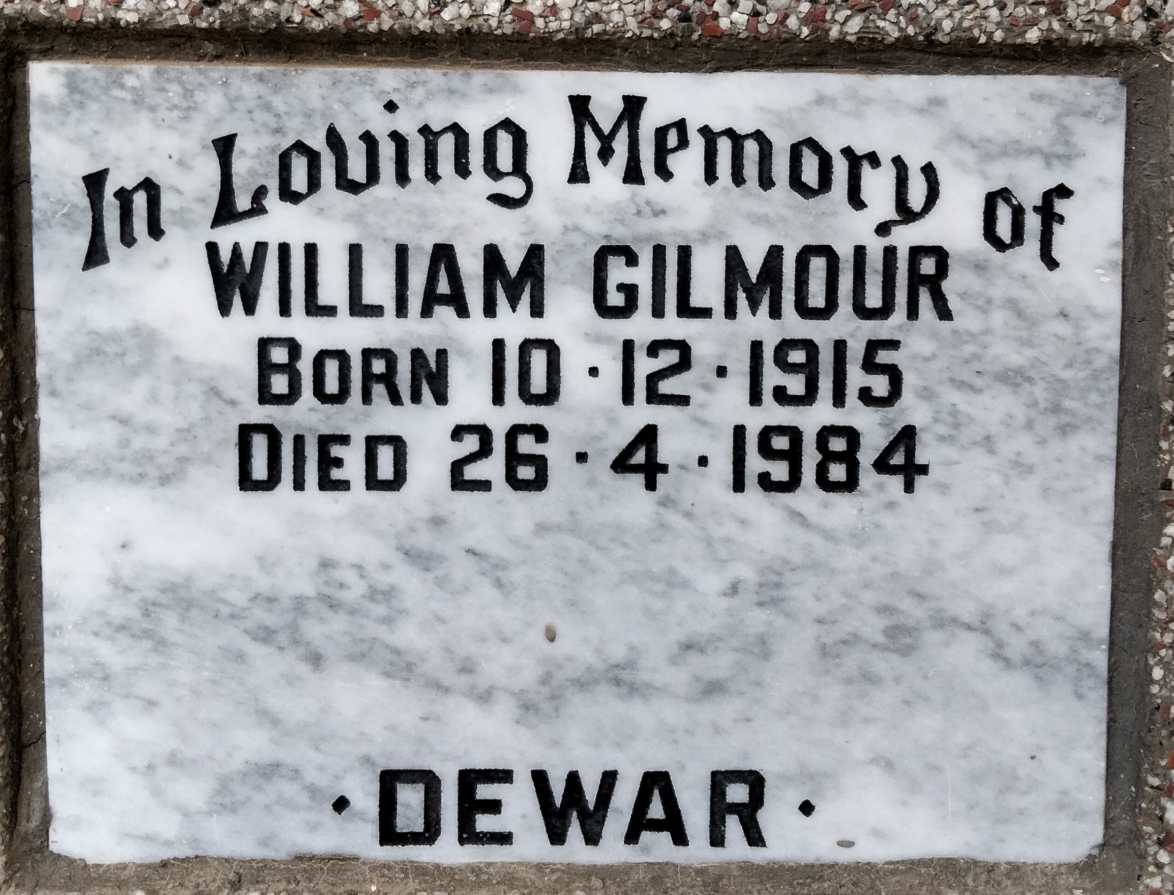 DEWAR William Gilmour 1915-1984