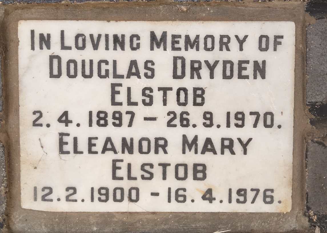 ELSTOB Douglas Dryden 1897-1970 & Eleanor Mary 1900-1976