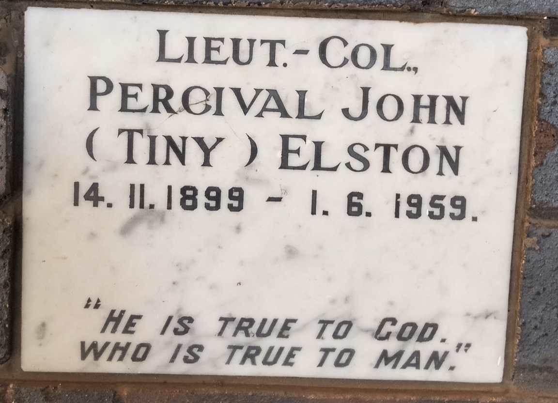 ELSTON Percival John 1899-1959