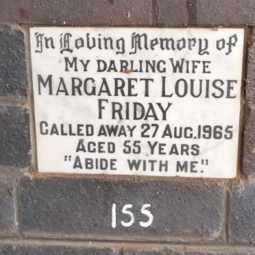 FRIDAY Margaret Louise -1965