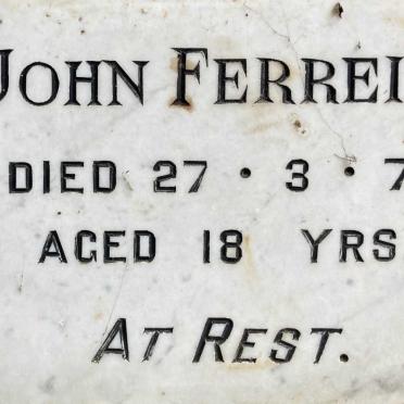 FERREIRA John -1976