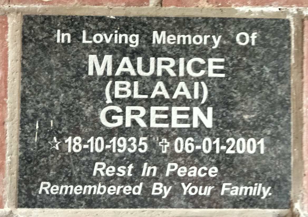 GREEN Maurice 1935-2001