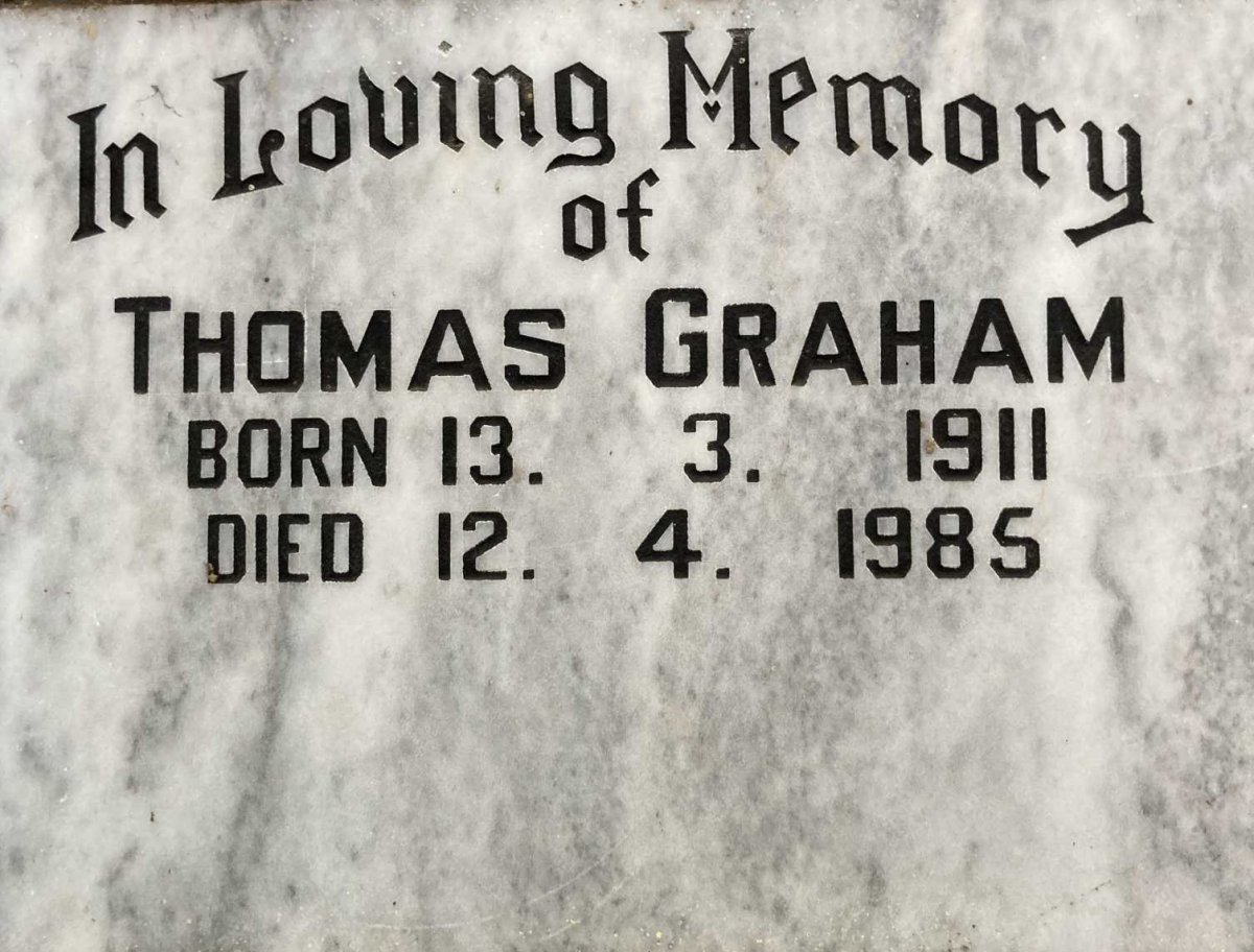 GRAHAM Thomas 1911-1985