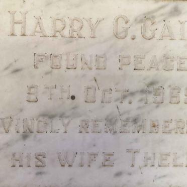 GALE Harry G. -1969