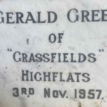 GREEN Gerald -1957
