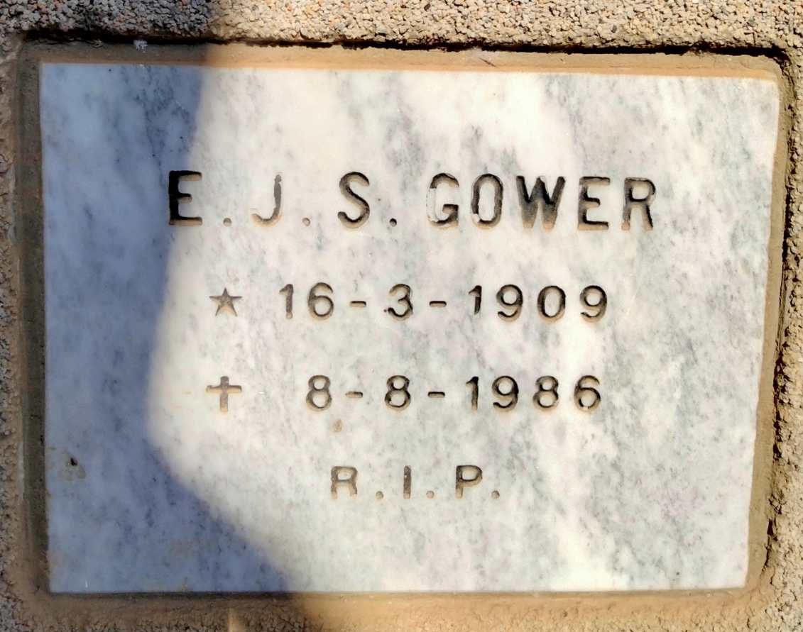 GOWER E.J.S. 1909-1986