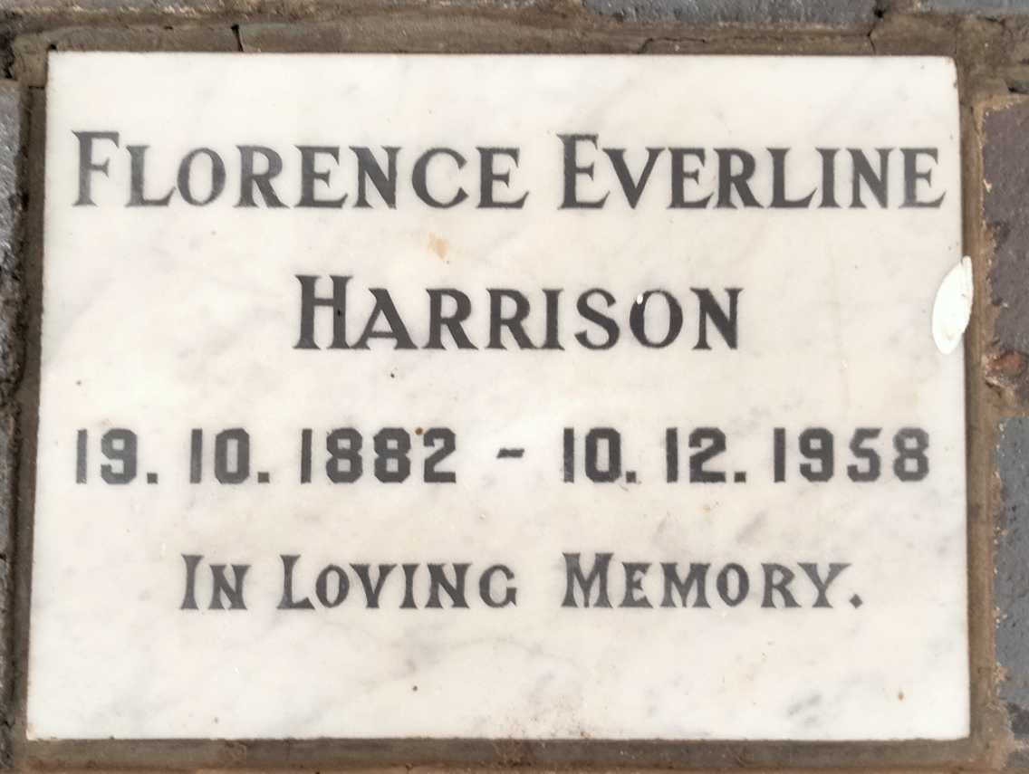 HARRISON Florence Everline 1882-1958