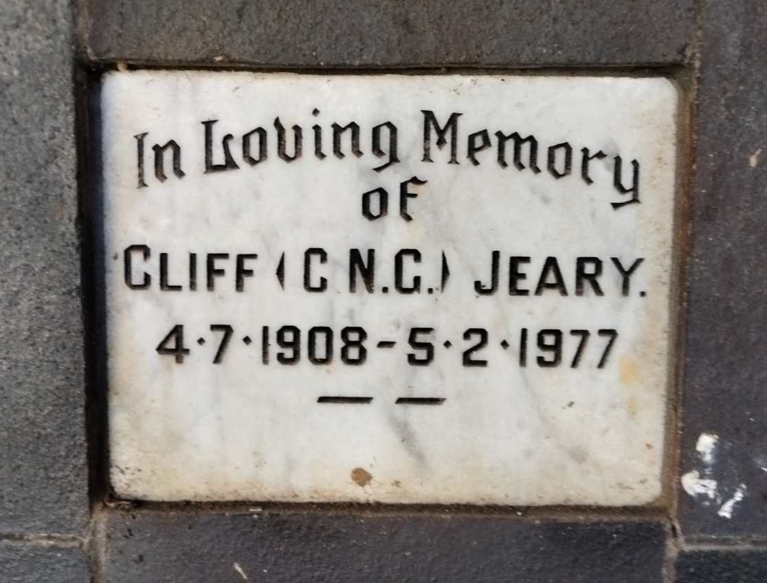JEARY C.N.G. 1908-1977