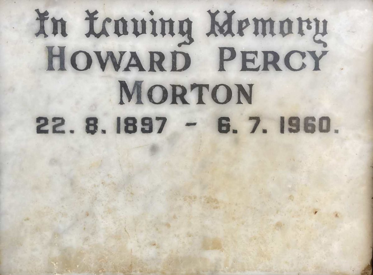MORTON Howard Percy 1897-1960