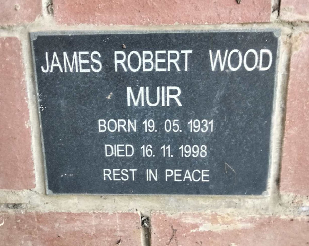 MUIR James Robert Wood 1931-1998