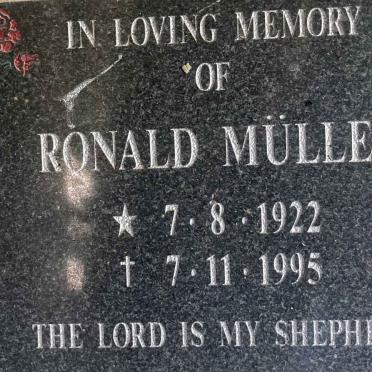 MULLER Ronald 1922-1995