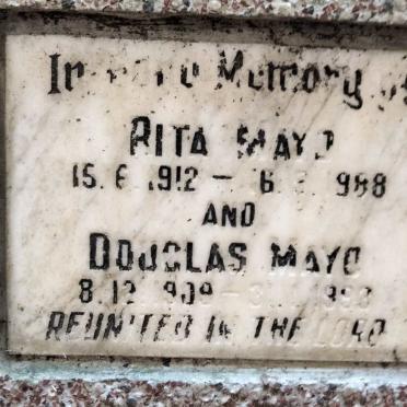 MAYO Douglas 1909-1993 & Rita 1912-1988 